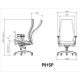 صندلی مدیریتی لیو مدل P91sp - تصویر 11