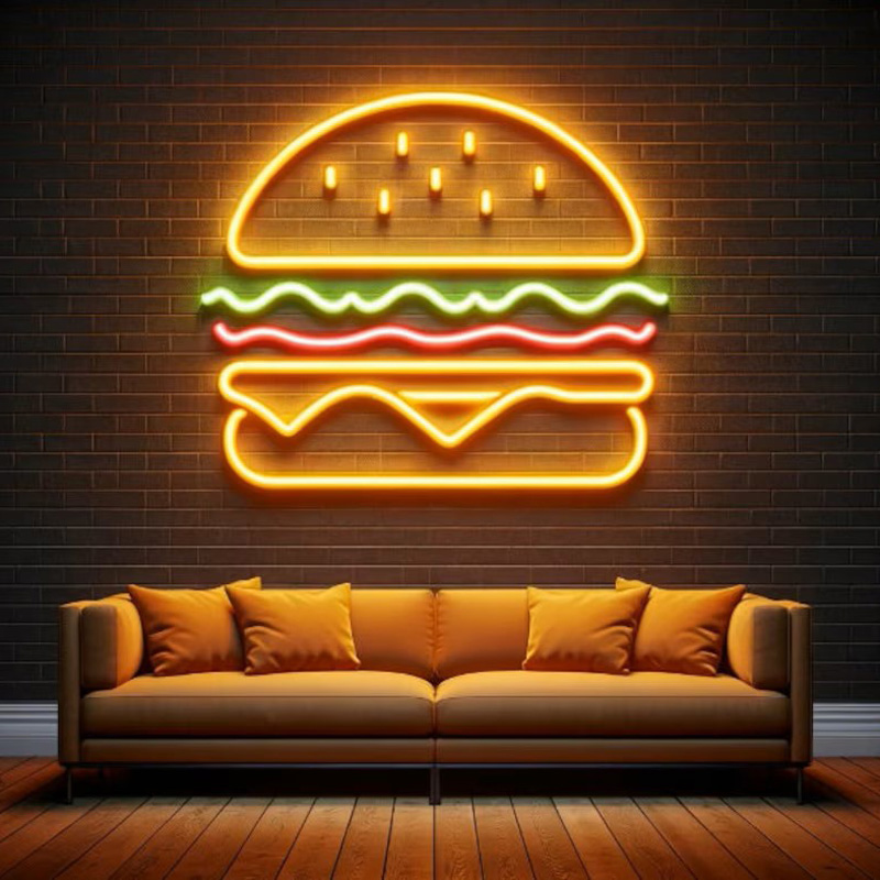 تابلو نئون رستوران و کافه