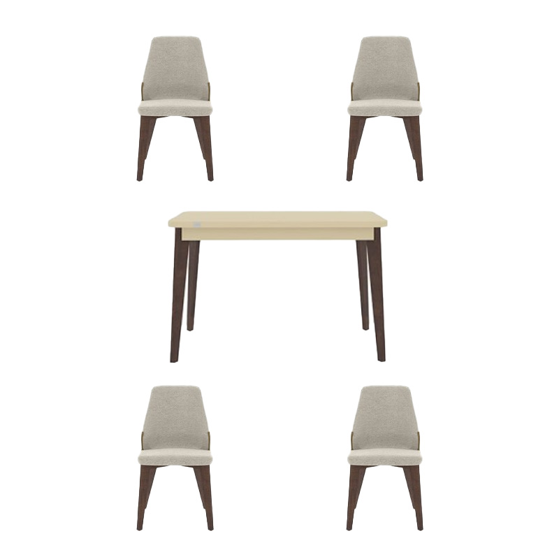 ست میز و صندلی ناهارخوری چهار نفره نیلپر هوم مدل Sayan